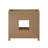 Souther 36'' Single Bathroom Vanity Base Only in Brushed Oak Finish