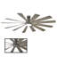 Windflower 12 - Blade LED Windmill Ceiling Fan with Wall Control and Light Kit Included-32650334-32650338