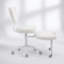 Chaise de méditation Plus, chaise à jambes croisées avec roulettes, chaise adaptée aux personnes atteintes de TDAH, chaise de bureau à jambes croisées avec soutien lombaire et repose-pieds réglable, conception flexible pour les personnes agitées, ivoire