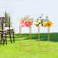 2 PCS Gold Iron Wedding Flower Stands-98705914