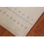 Tapis ivoire en laine Gabbeh