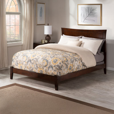 Ralls Solid Wood Foundation Bed