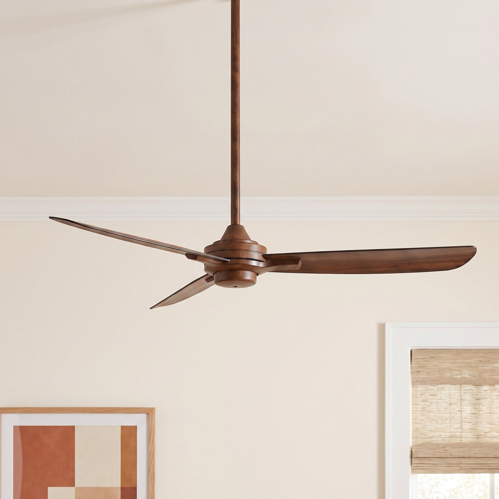 Rudolph 52" Ceiling Fan, Distressed Koa
