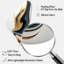 Noir, blanc et or liquide Art III - Boomerang abstrait en forme de décoration murale irrégulière en métal-108142665