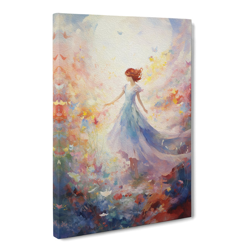 Fairy Colour Field - Wrapped Canvas Print, 50cm H x 35cm W x 3cm D