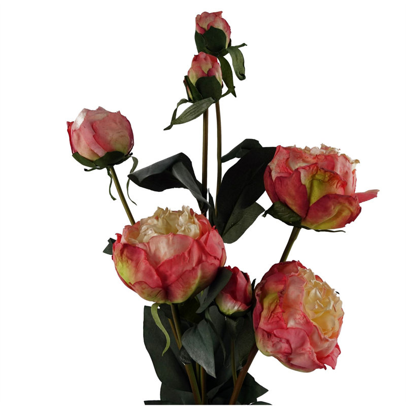 Plastic, Silk Artificial Arrangement, Pink