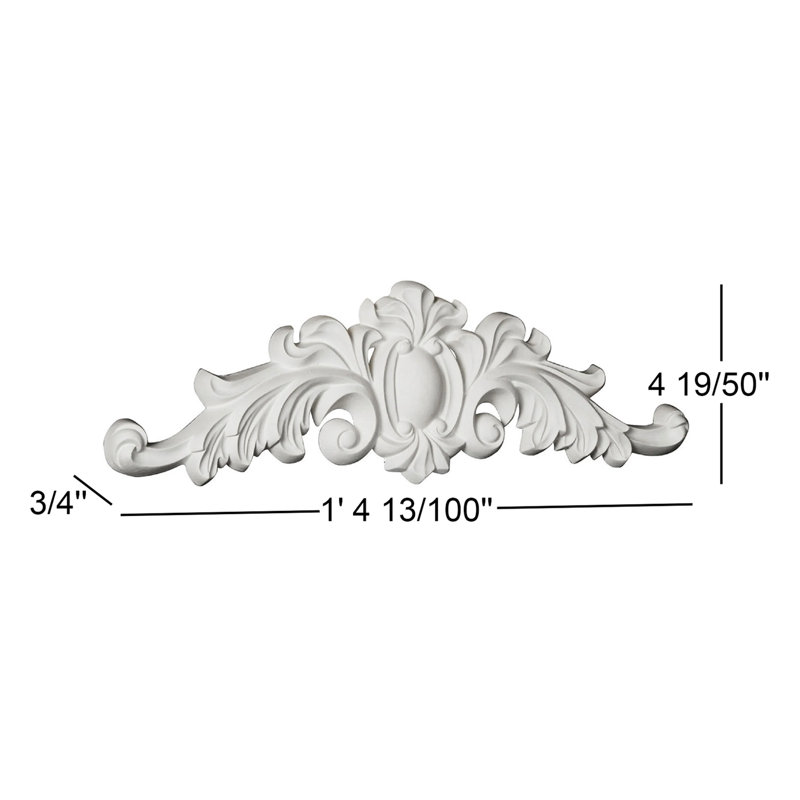 Volutes Cole H 4,38 po x l 16,13 po x P 0,75 po