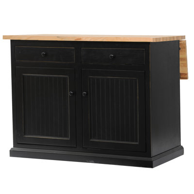 Averett Solid Wood Kitchen Island