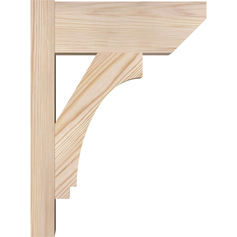 Imperial Slat Outlooker, 5 1/2" W Douglas Fir (Smooth), 12" D x 16" H