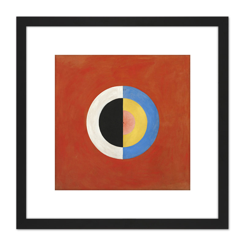 Group Ix Suw The Swan No 17 Abstract by Hilma Af Klint - Single Picture Frame Painting