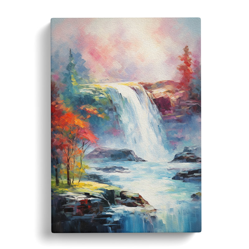 Waterfall Impressionism No.2 - Print, 76cm H x 50cm W x 3cm D