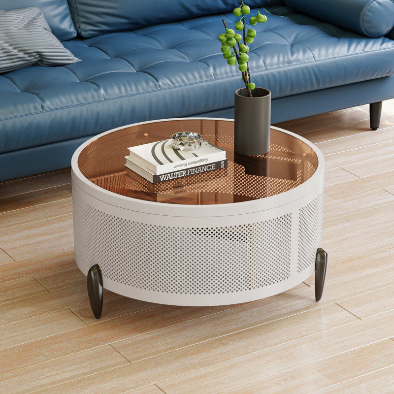  Lift Top Coffee Table, Adjustable Height Lift Table for Living Room, Sturdy Metal Frame, Easy Lift Mechanism, White