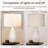 Rustic Resin Table Lamp