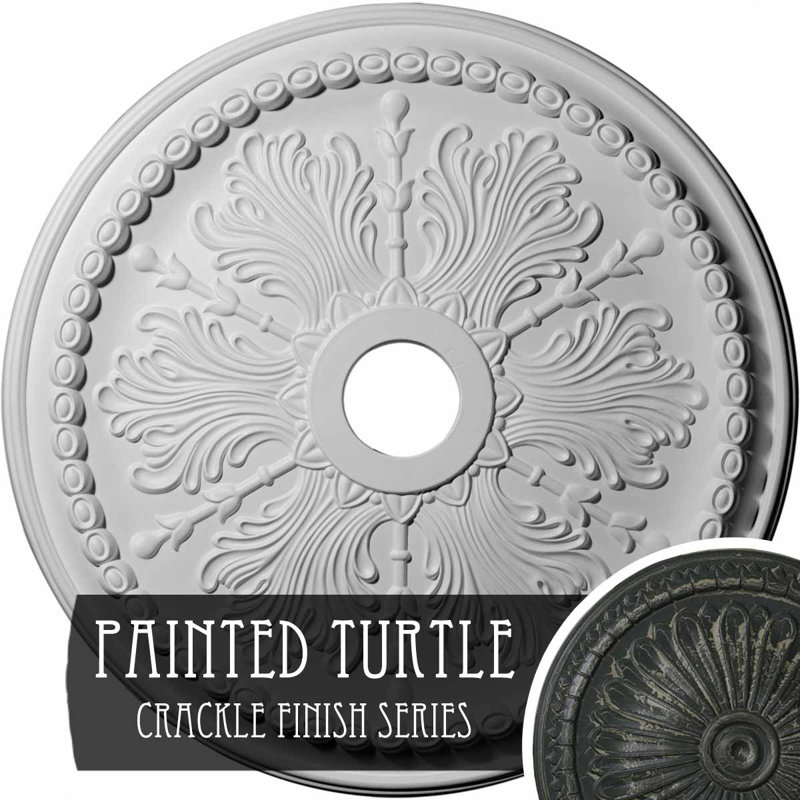 Médaillon de plafond Endurathane Winsor, DO 27 1/2 po x P 4 po x P 1 1/2 po (convient aux auvents jusqu'à 4 po)