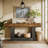 63" Wood Console Table for Entryway, Narrow Sofa Table Behind Couch for Living Room, Hallway-1894308407