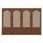 Grand lit escamotable en bois de pin grand format - conception d'armoire, centrale électrique et panneau de décoration en rotin-1609700401