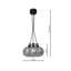 Varennes 3 - Light Black/Gold Pendant