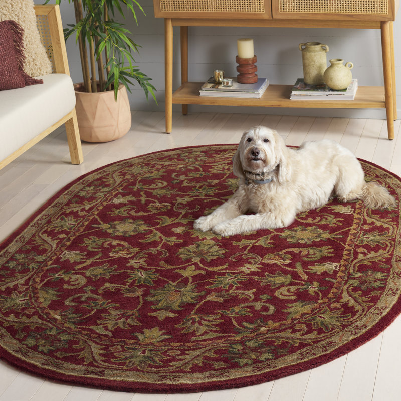 Dunbar Hand Tufted Wool Oriental Rug, Oval 7'6" X 9'6" 