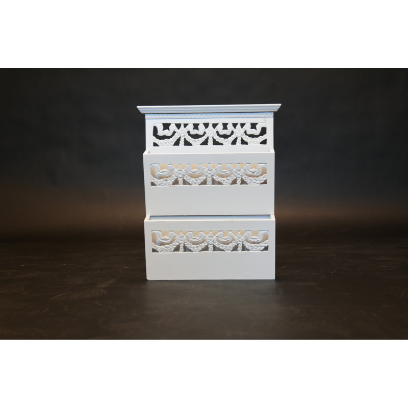 Como Wood Free Standing Magazine Rack