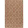 Tapis géométrique brun / beige tissé à la main Eveline