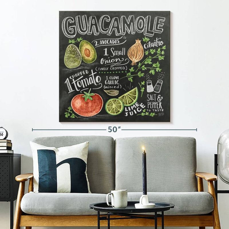 Yarlin Guacamole Recipe, 33" H x 33" W