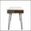 Bureau Mid-Century moderne en noyer, verre, par Lumisource
