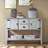 Alcimon Sideboard,Console Table with 2 Drawers and Cabinets,Buffet Server Cabinet-1666644632