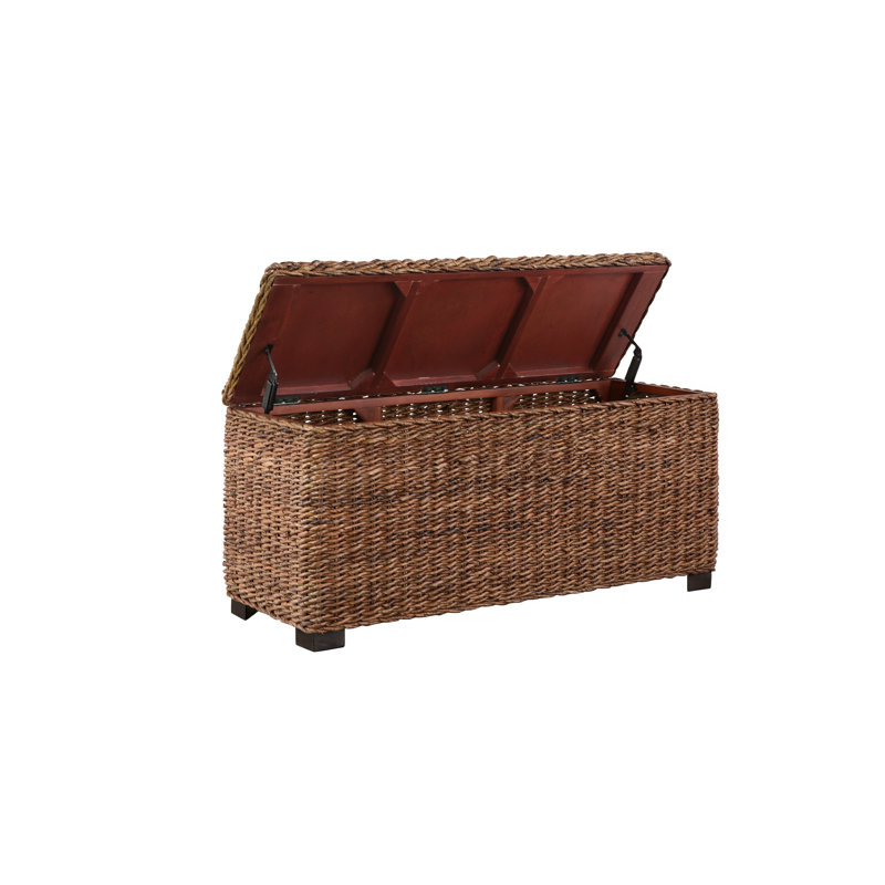 Banc de rangement Berndt, Brun
