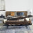 Clarkson Solid Wood Frame Genuine Leather Bench-162055963