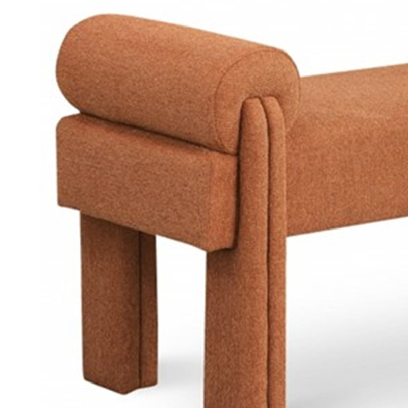 Banc simple pour se reposer à l'entrée du chiffon, H 22,83 po x l 47,24 po x P 17,72 po