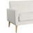 Gomez Sofa Bumper Sectional Cream