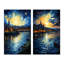«The Starry Night Over The Rhone», 2 pièces sur toile-1630602245-1630602361