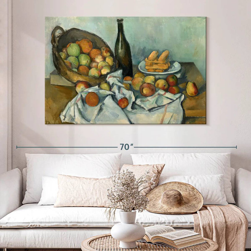 Yarlin Le panier de pommes, H 34 po x l 51 po