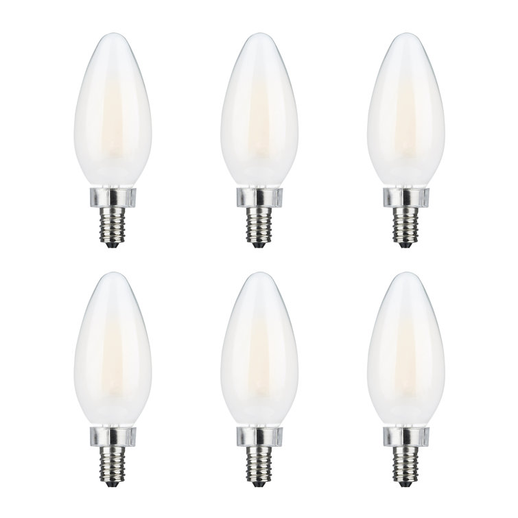 75 Watt Equivalent C11 E12/Candelabra Dimmable LED Bulb