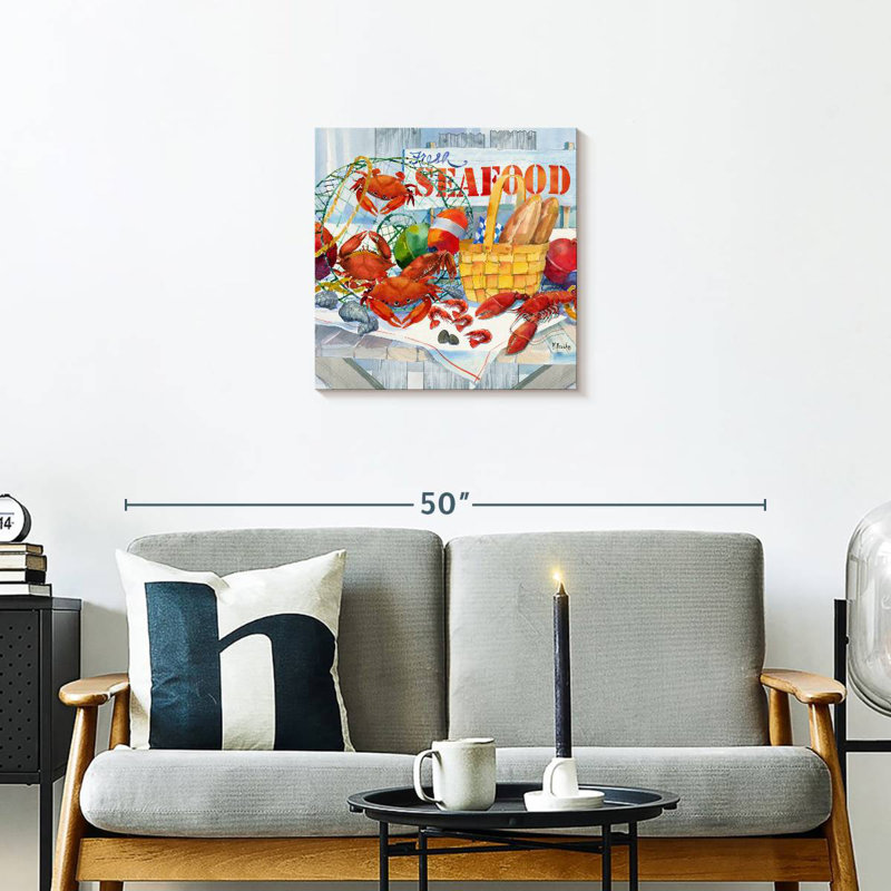 Brampt Seafood Galore, 20" H x 20" W