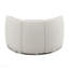 Canapé modulaire beige avec 3 coussins Boucle