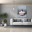 Art mural sur toile Trinx «Pug In The Bath» par Svetlana Aleynikova-274288805