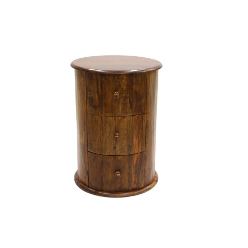 44cm W Solid Wood Bedside Table