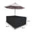 HeavyDuty Multipurpose Waterproof Outdoor Rectangle Dining Table &Chair Set Cover with Umbrella Hole-1844352413-1844352401