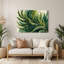 Art mural en métal Botanical Staghorn Fern Green-848458780