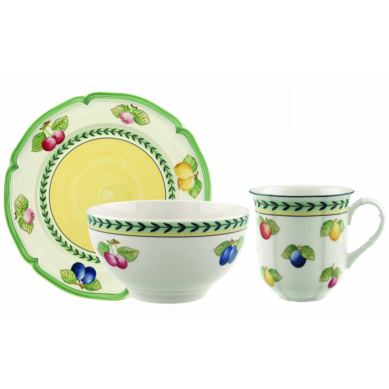 Service de table 12 pièces, service pour 4 Villeroy & Boch French Garden Fleurence