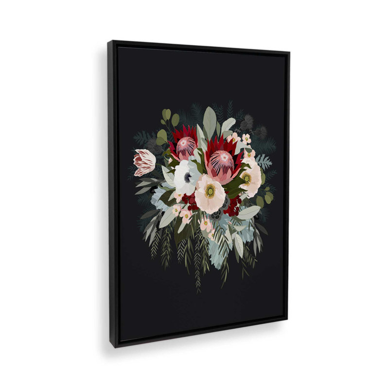 Adeline Moon par Garima Dhawan, reproduction d'art, Noir, Cadre flottant, H 16 po x l 12 po