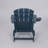 HDPE Folding Adirondack Chair With Dual Cup Holder-225432566