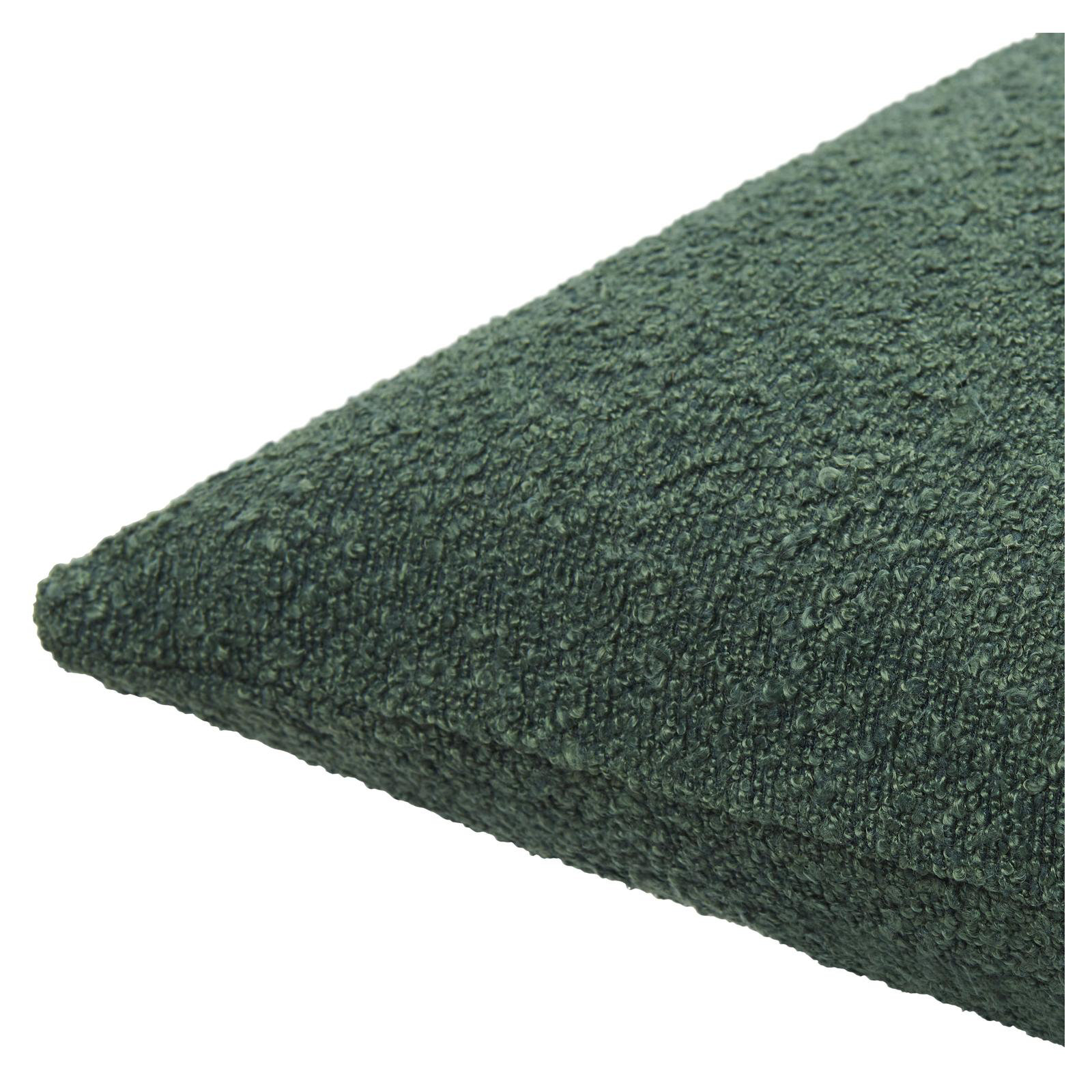 Amalfi Boucle Throw Pillow, Down, 20" x 20", Green