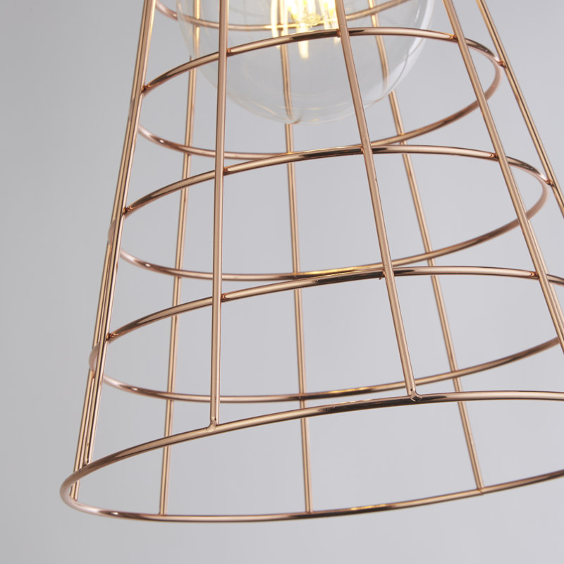 1 - Light Painted And Plated Pendant
