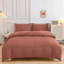 Aspire Homeware Ultra Soft 4 Piece Hotel Quality Dyed Duvet Bedding Set with Pillowcases and Fitted Sheet-119236795-119236799
