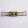 Ziggy Steel Flush Mounted Sconce