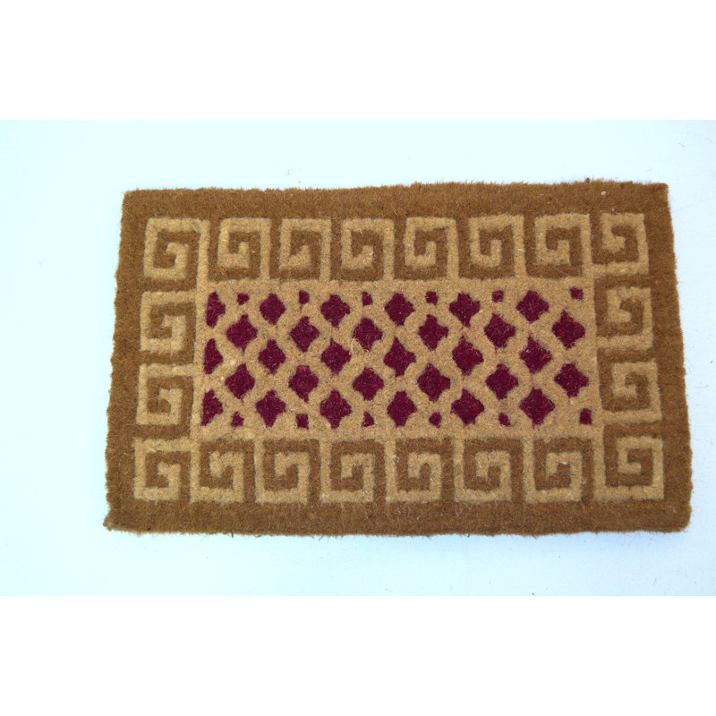 Rieke Geometric Indoor Doormat, Rectangle 1'6" x 2'6"