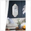 Champagne Gold Decorative Wall Mirror With Notched Edges, Elegant And Versatile For Any Room