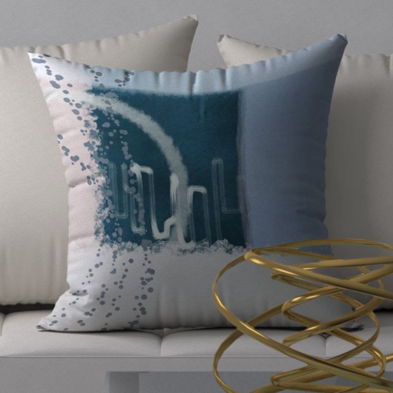 Housse de coussin carrée décorative robuste et insert, 24" X 24"